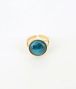 Bague ZAG Akilah apatite bleue