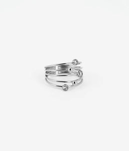 Bague en acier ZAG Galatée en acier