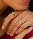 Bague ZAG Cléophée en acier