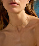 Collier ZAG Gargano avec bijoux de dos en acier doré