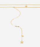 Collier et bijou de Taille Vecchio en acier doré