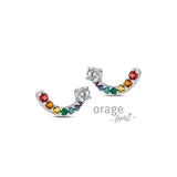 Boucles multicolores  T653