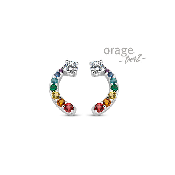 Boucles multicolores  T653