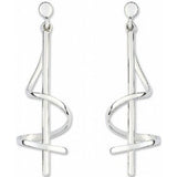 Boucles d'oreilles en argent 681-3264