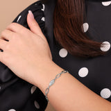 Bracelet en argent et zirconiums 645-2264