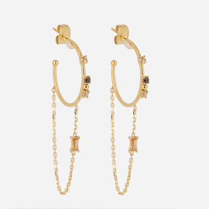 Boucles d'oreilles créoles ZAG Stilla°°°