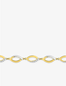 Bracelet en plaqué or 745-463