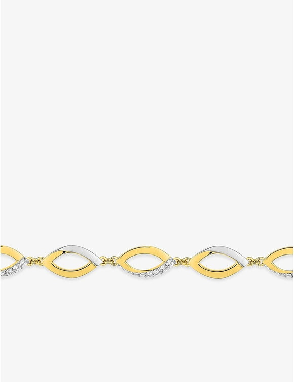 Bracelet en plaqué or 745-463