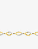 Bracelet en plaqué or 745-463