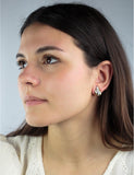 Boucles d'oreilles clip en plaqué or 788-37