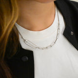 Collier air Plexi argent