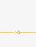 Chaine maille forçat carré en or jaune 18ct - différentes longueurs 350-477