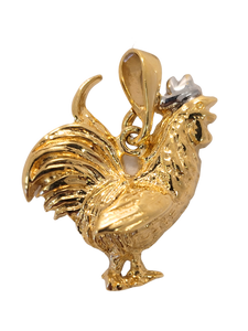 Pendentif Coq Bicolore 360-25