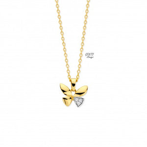 Collier Papillon en plaqué or 755E4