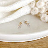 Boucles Plaqué or Ludwina 4mm