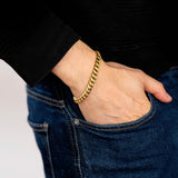 Bracelet acier doré 840J1610