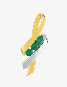 Pendentif en or 18ct et émeraude 364-72