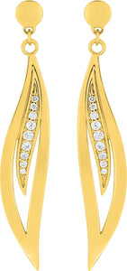 Boucles en plaqué or Andréa