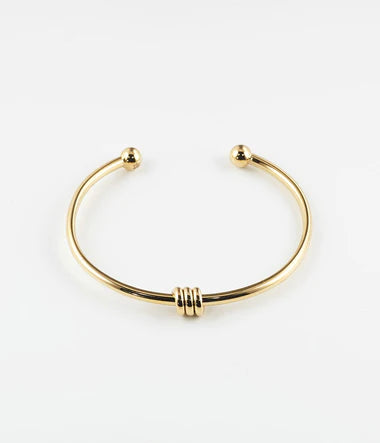 Bracelet ZAG Jonc Pei en acier jaune 840J310
