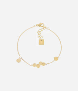 Bracelet ZAG Cosima en acier doré