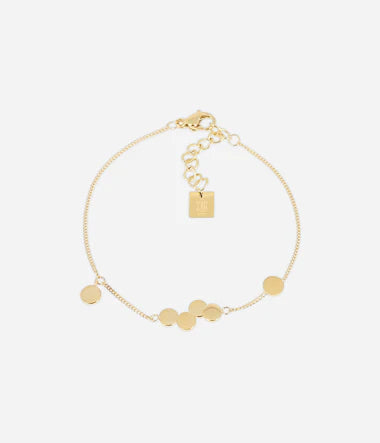 Bracelet ZAG Cosima en acier doré