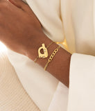 Bracelet ZAG Grazia Devin en acier doré
