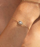 Bracelet ZAG Izel en acier doré