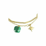 Bracelet Zag Manuréva avec Malachite