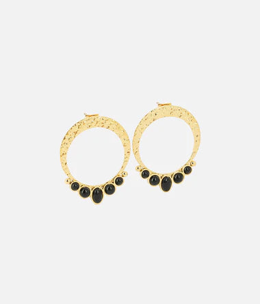 Boucles d'oreilles ZAG Cordelia noires