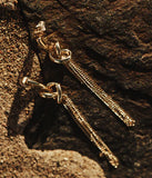 Boucles d'oreilles ZAG Savina en acier doré