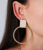 Boucles d'oreilles ZAG Nolita en acier doré