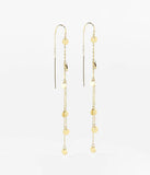Boucles d'oreilles ZAG Confettis en acier doré