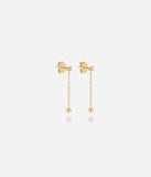 Boucles d'oreilles ZAG Thaumas en acier doré