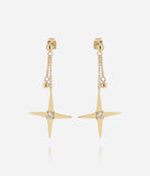 Boucles ZAG Ewald en acier doré 880J1363