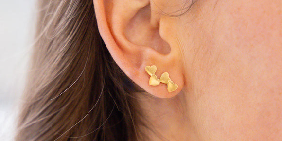 Boucles d'oreilles ZAG cœurs Arisa