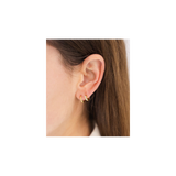 Doubles Boucles d'oreilles ZAG Blasa trompe l'oeil (2 anneaux pour un seul perçage)