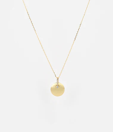 Collier ZAG Anya en acier doré