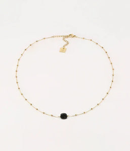 Collier ZAG Pablo avec onyx noir