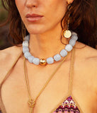 Collier ZAG Oedipe violet