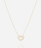 Collier ZAG Hocha en acier doré