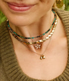 Collier ZAG Vespera en acier doré