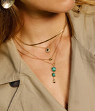 Collier ZAG Epicure en acier doré