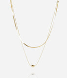Collier ZAG Epicure en acier doré