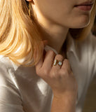 Bague ZAG Maela en acier