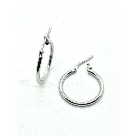 Boucles créoles en argent 10mm 680-1262