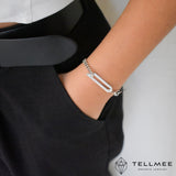 Bracelet Air en plexi et argent