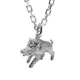 Pendentif sanglier en argent