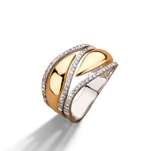 Bague en or 18ct et diamants 325-152