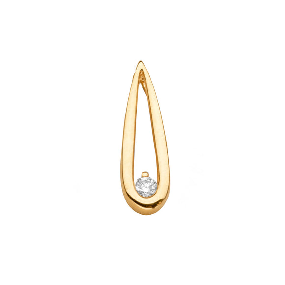 Pendentif en or 18ct et diamants 365-142