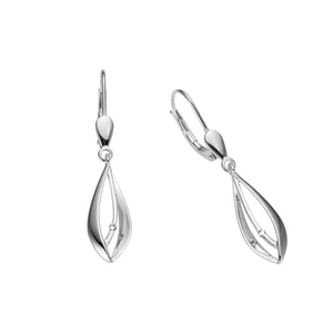 Boucles d'oreilles en or 18ct et diamants 383-58